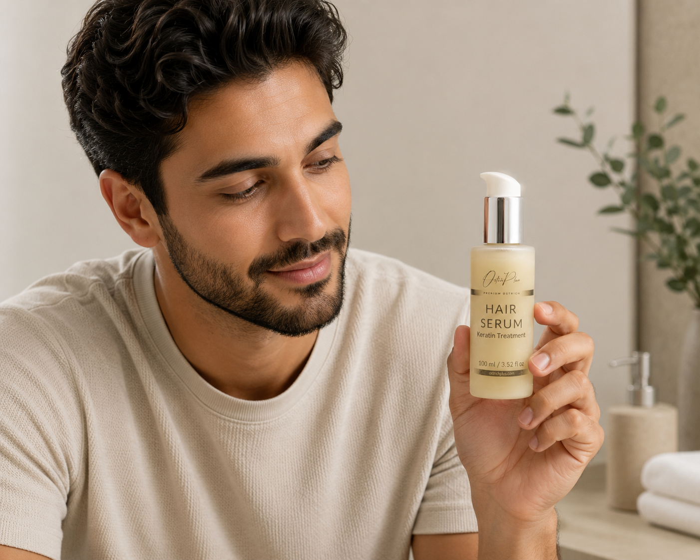 OstriPlus Hair Serum – Keratin Treatment